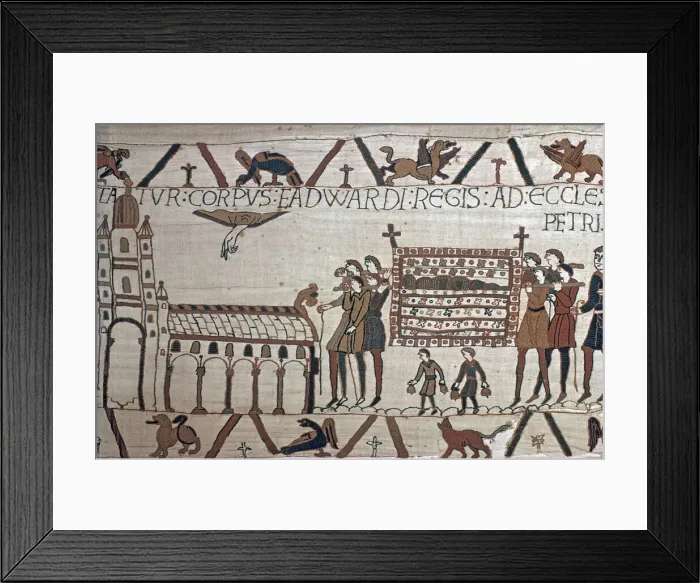 Framed Print : The Bayeux Tapestry - Norman conquest of England Framed Print : The Bayeux Tapestry - Norman conquest of England