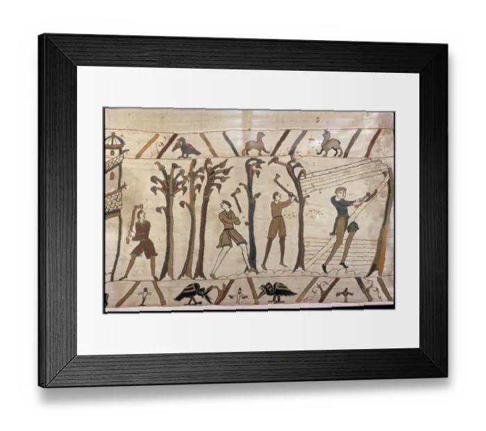Framed Print : The Bayeux Tapestry - Norman conquest of England Framed Print : The Bayeux Tapestry - Norman conquest of England
