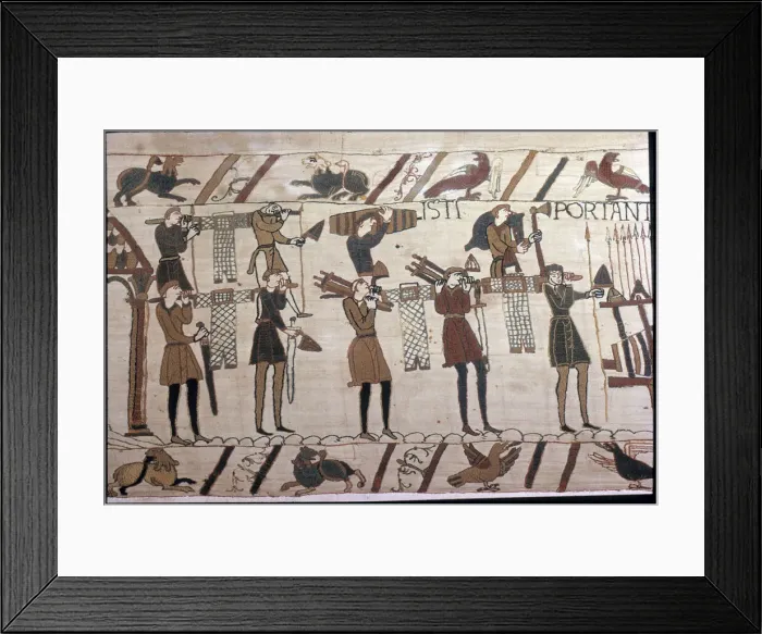 Framed Print : The Bayeux Tapestry - Norman conquest of England Framed Print : The Bayeux Tapestry - Norman conquest of England
