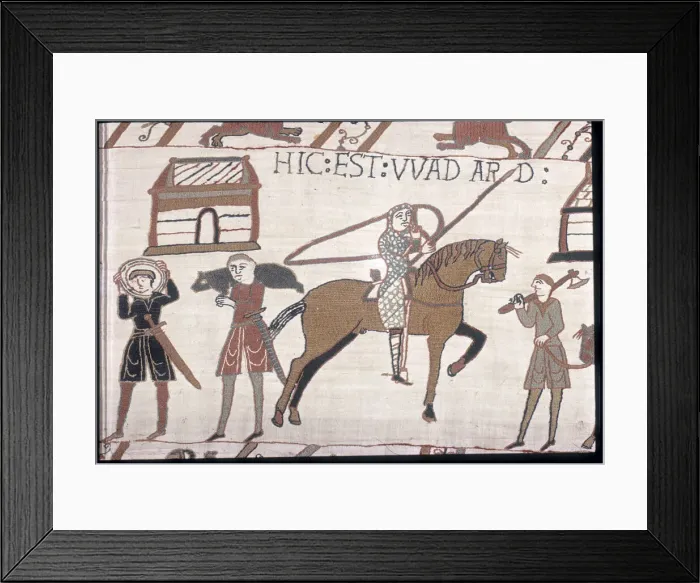 Framed Print : The Bayeux Tapestry - Norman conquest of England Framed Print : The Bayeux Tapestry - Norman conquest of England
