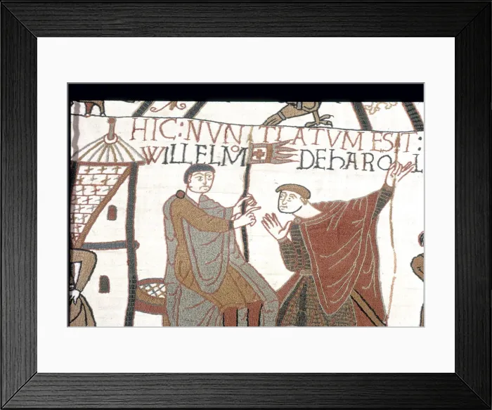 Framed Print : The Bayeux Tapestry - Norman conquest of England Framed Print : The Bayeux Tapestry - Norman conquest of England