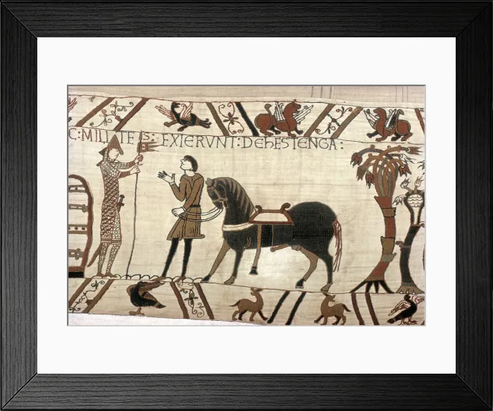 Framed Print : The Bayeux Tapestry - Norman conquest of England Framed Print : The Bayeux Tapestry - Norman conquest of England
