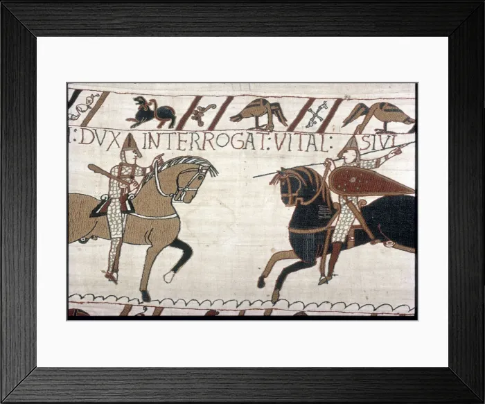 Framed Print : The Bayeux Tapestry - Norman conquest of England Framed Print : The Bayeux Tapestry - Norman conquest of England