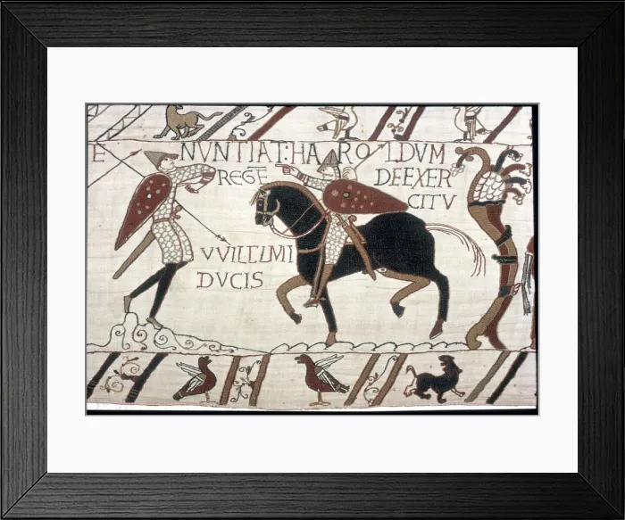 Framed Print : The Bayeux Tapestry - Norman conquest of England Framed Print : The Bayeux Tapestry - Norman conquest of England