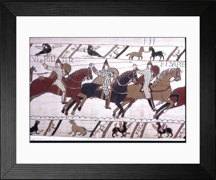Framed Print : The Bayeux Tapestry - Norman conquest of England Framed Print : The Bayeux Tapestry - Norman conquest of England