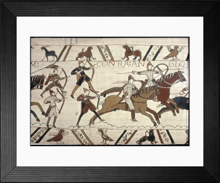Framed Print : The Bayeux Tapestry - Norman conquest of England Framed Print : The Bayeux Tapestry - Norman conquest of England