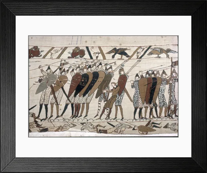 Framed Print : The Bayeux Tapestry - Norman conquest of England Framed Print : The Bayeux Tapestry - Norman conquest of England