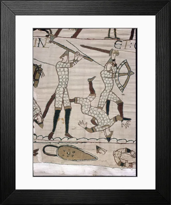 Framed Print : The Bayeux Tapestry - Norman conquest of England Framed Print : The Bayeux Tapestry - Norman conquest of England