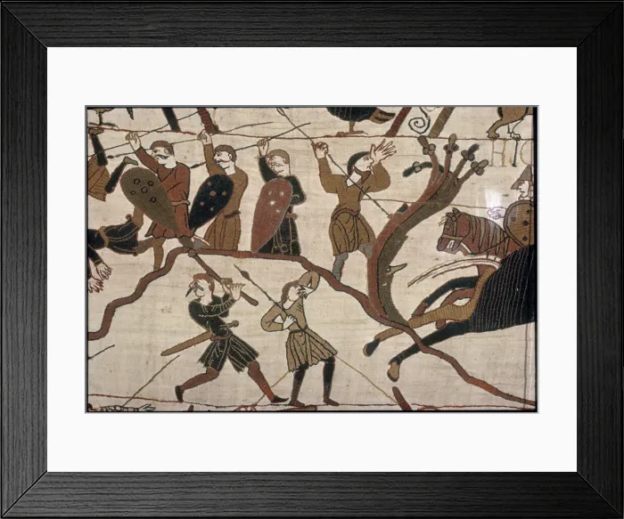 Framed Print : The Bayeux Tapestry - Norman conquest of England Framed Print : The Bayeux Tapestry - Norman conquest of England