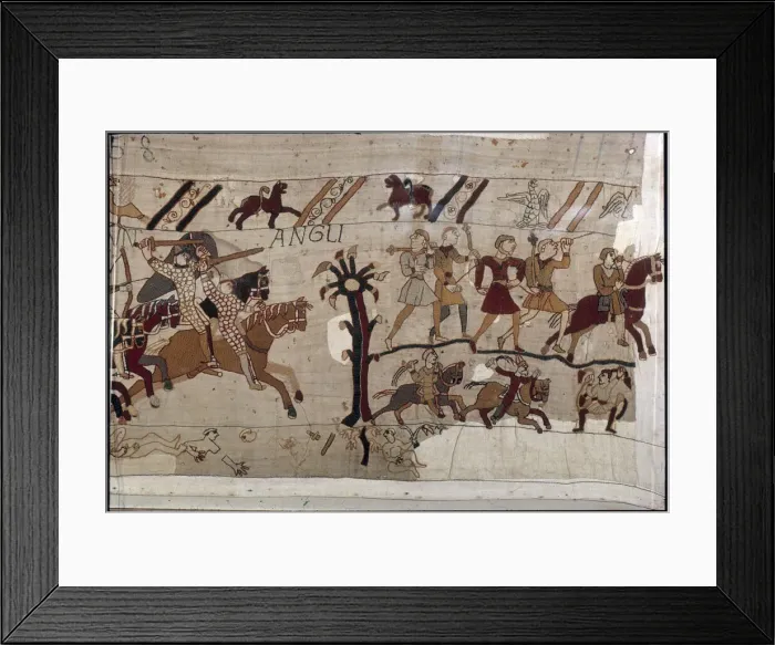 Framed Print : The Bayeux Tapestry - Norman conquest of England Framed Print : The Bayeux Tapestry - Norman conquest of England