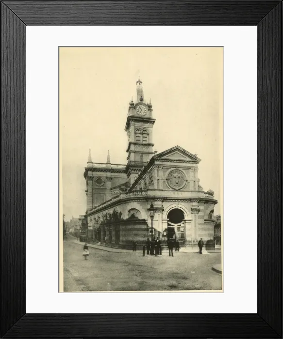 Framed Print : New Market, Shrewsbury, Shropshire Framed Print : New Market, Shrewsbury, Shropshire