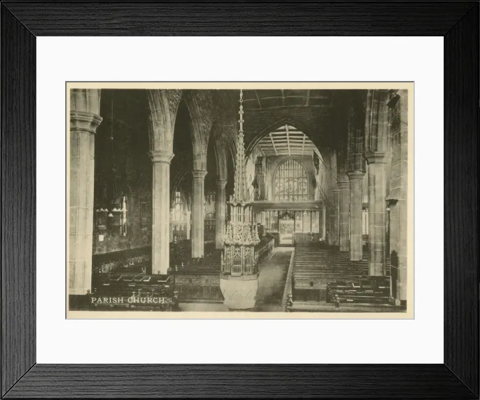 Framed Print : Parish Church, Halifax, Yorkshire Framed Print : Parish Church, Halifax, Yorkshire