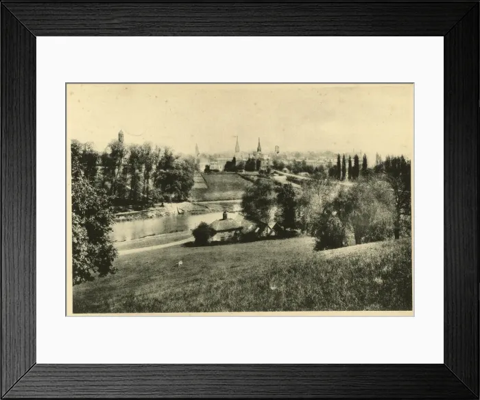 Framed Print : General view of Shrewsbury, Shropshire Framed Print : General view of Shrewsbury, Shropshire