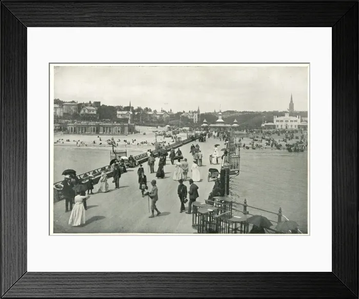 Framed Print : Bournemouth viewed from the pier Framed Print : Bournemouth viewed from the pier