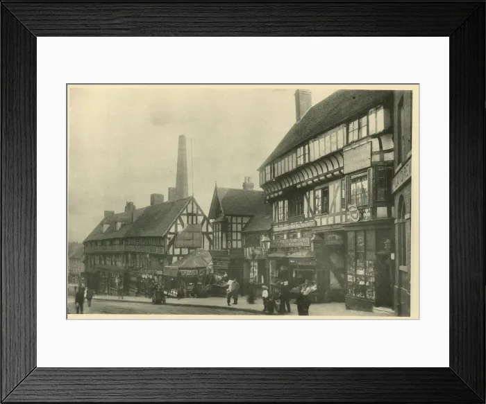 Framed Print : Wyle Cop, Shrewsbury, Shropshire Framed Print : Wyle Cop, Shrewsbury, Shropshire