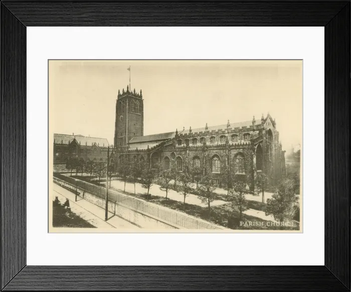 Framed Print : Parish Church, Halifax, Yorkshire Framed Print : Parish Church, Halifax, Yorkshire