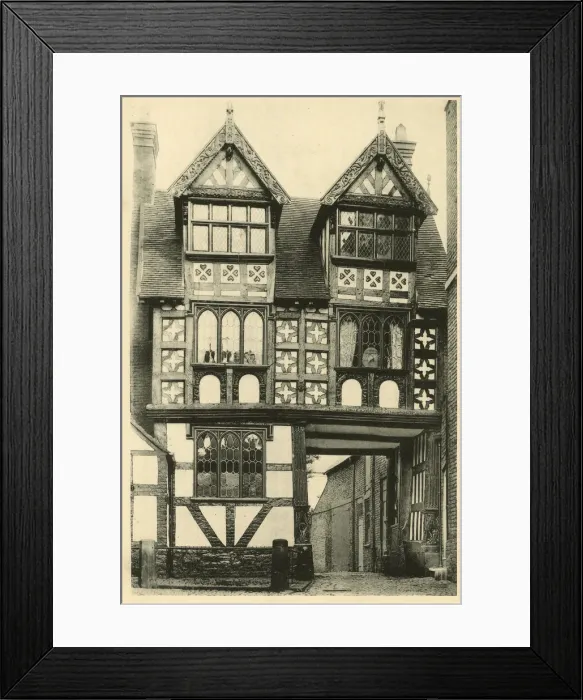 Framed Print : Gateway to Council House, Shrewsbury, Shropshire Framed Print : Gateway to Council House, Shrewsbury, Shropshire