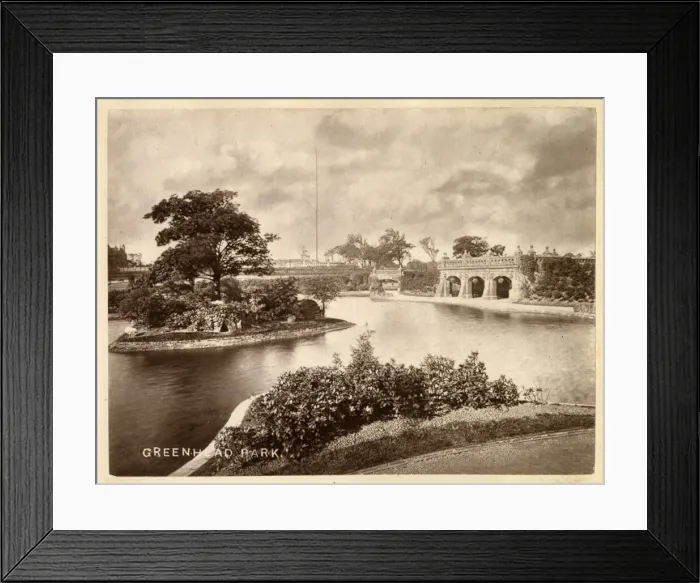 Framed Print : Greenhead Park, Huddersfield, Yorkshire Framed Print : Greenhead Park, Huddersfield, Yorkshire