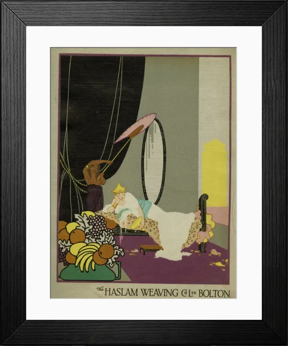 Framed Print : The Haslam Weaving Co Ltd, Bolton, Lancashire Framed Print : The Haslam Weaving Co Ltd, Bolton, Lancashire