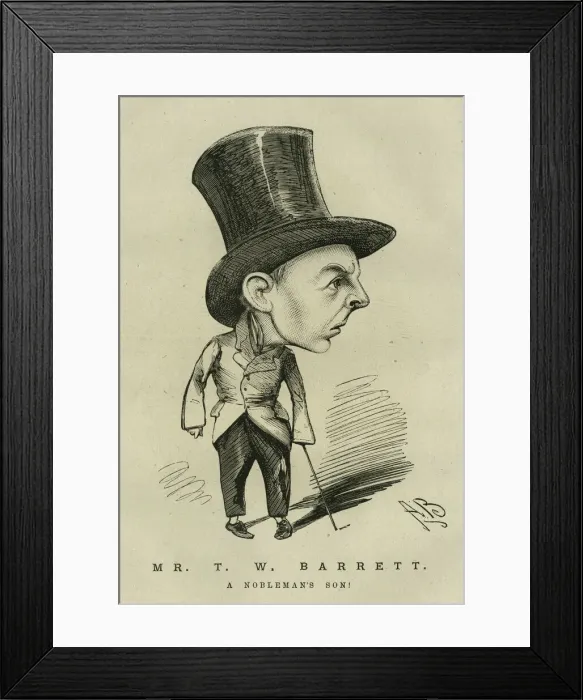 Framed Print : Cartoon, T W Barrett, A Noblemans Son Framed Print : Cartoon, T W Barrett, A Noblemans Son