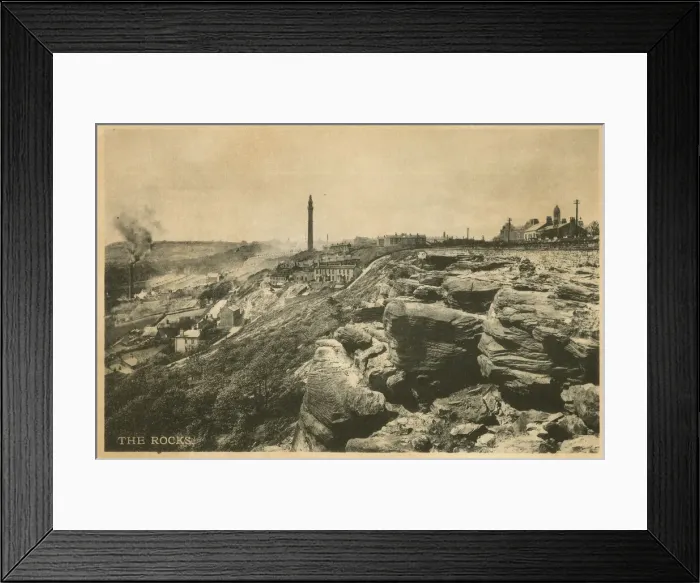 Framed Print : The Rocks, Halifax, Yorkshire Framed Print : The Rocks, Halifax, Yorkshire
