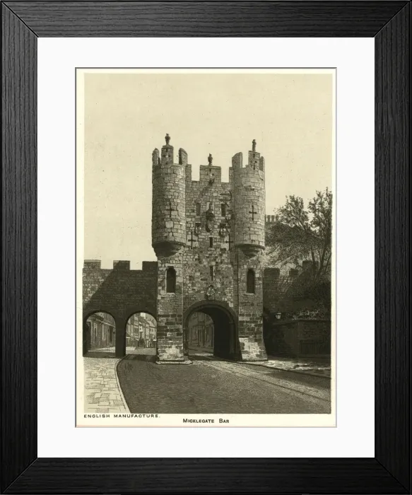 Framed Print : Micklegate Bar, York, Yorkshire Framed Print : Micklegate Bar, York, Yorkshire