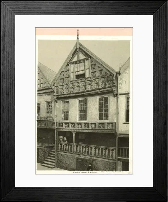 Framed Print : Bishop Lloyds House, Chester Framed Print : Bishop Lloyds House, Chester