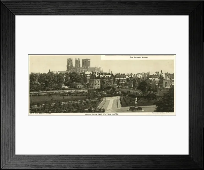 Framed Print : General view of York, Yorkshire Framed Print : General view of York, Yorkshire