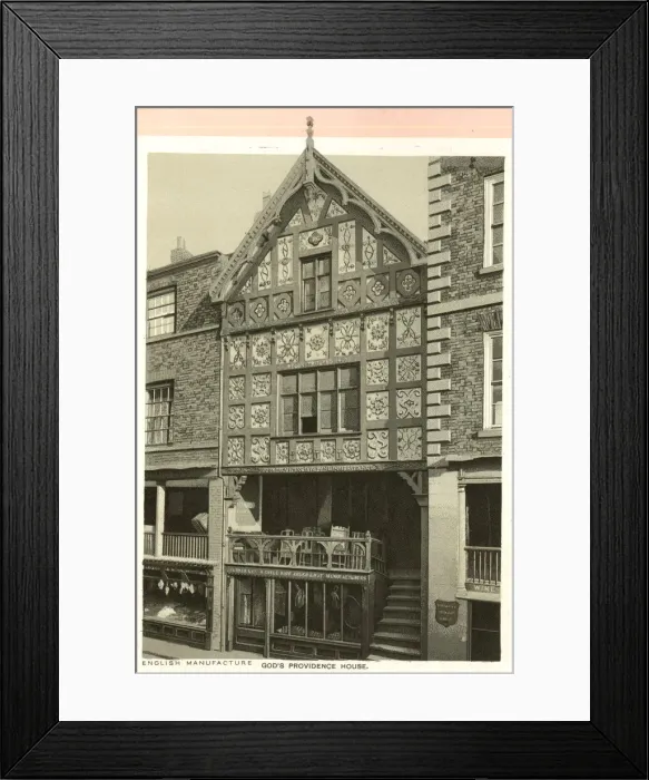 Framed Print : Gods Providence House, Chester Framed Print : Gods Providence House, Chester
