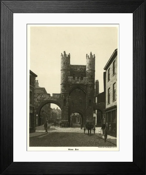 Framed Print : Monk Bar, York, Yorkshire Framed Print : Monk Bar, York, Yorkshire