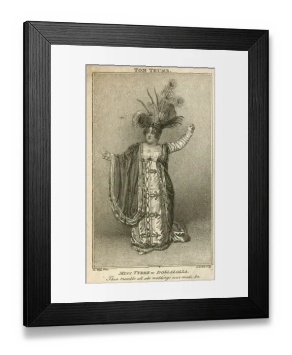 Framed Print : Sarah Liston (nee Miss Tyrer) as Queen Dollalolla Framed Print : Sarah Liston (nee Miss Tyrer) as Queen Dollalolla