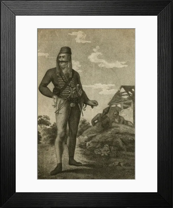 Framed Print : An Austrian Soldier of the Emperors Turkish Regiment Framed Print : An Austrian Soldier of the Emperors Turkish Regiment