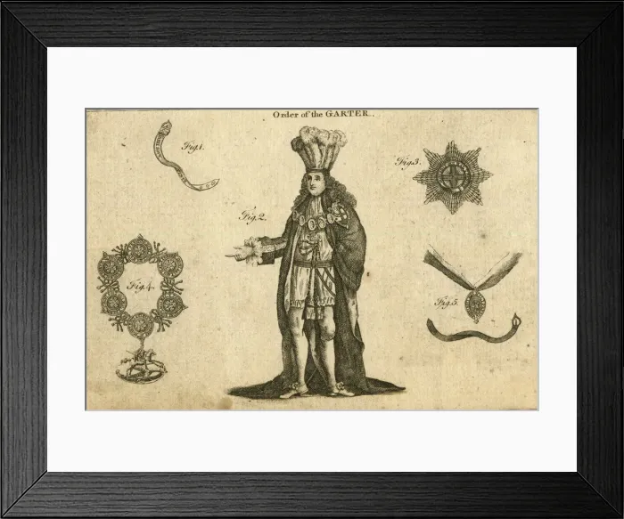 Framed Print : The Order of the Garter Framed Print : The Order of the Garter