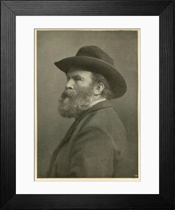 Framed Print : Friedrich Geselschap, German artist Framed Print : Friedrich Geselschap, German artist