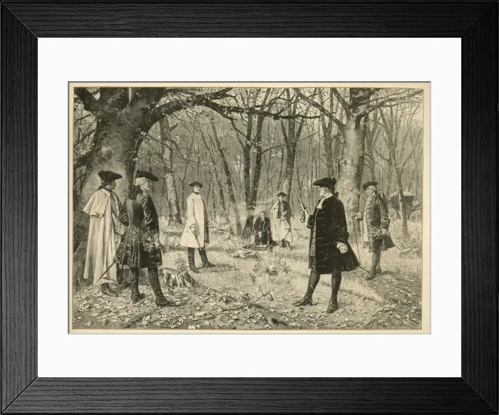 Framed Print : J Munsch - The Duel Framed Print : J Munsch - The Duel