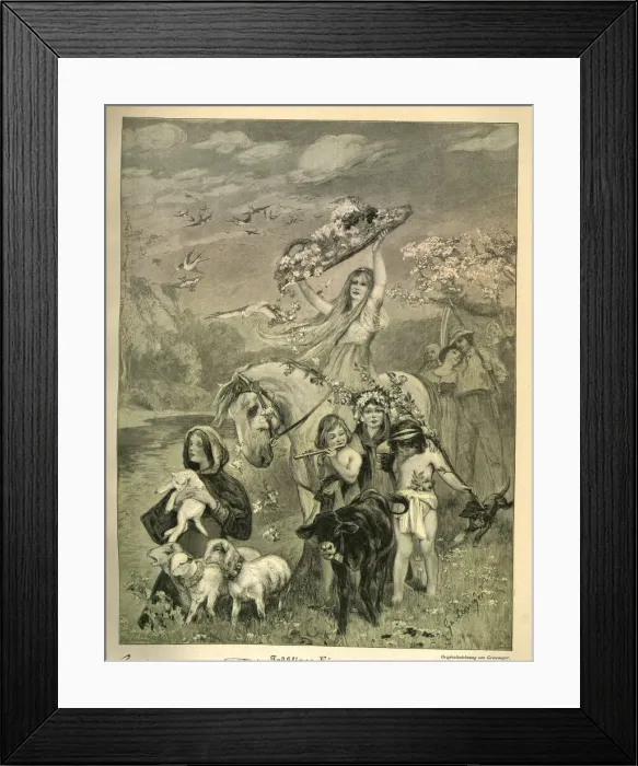 Framed Print : The Arrival of Spring by Grotemeyer Framed Print : The Arrival of Spring by Grotemeyer