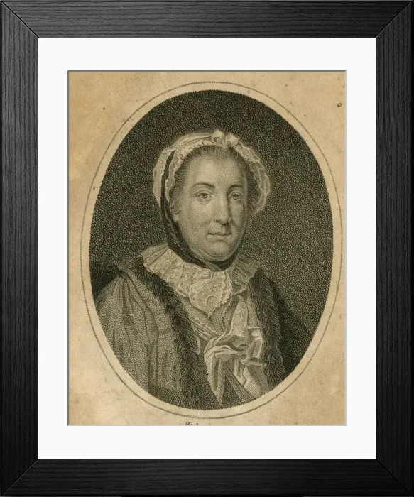 Framed Print : Francoise de Graffigny, French novelist Framed Print : Francoise de Graffigny, French novelist