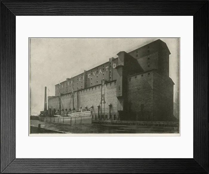 Framed Print : One of Armours Elevators, Chicago, Illinois, USA Framed Print : One of Armours Elevators, Chicago, Illinois, USA