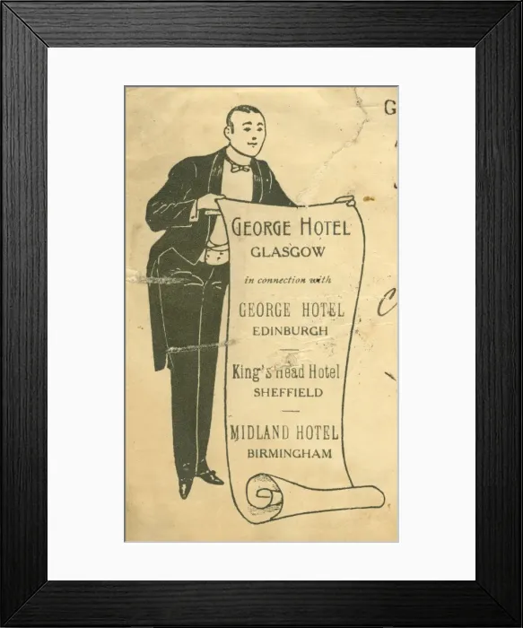 Framed Print : Envelope design, Hotels in Scotland and the UK Framed Print : Envelope design, Hotels in Scotland and the UK