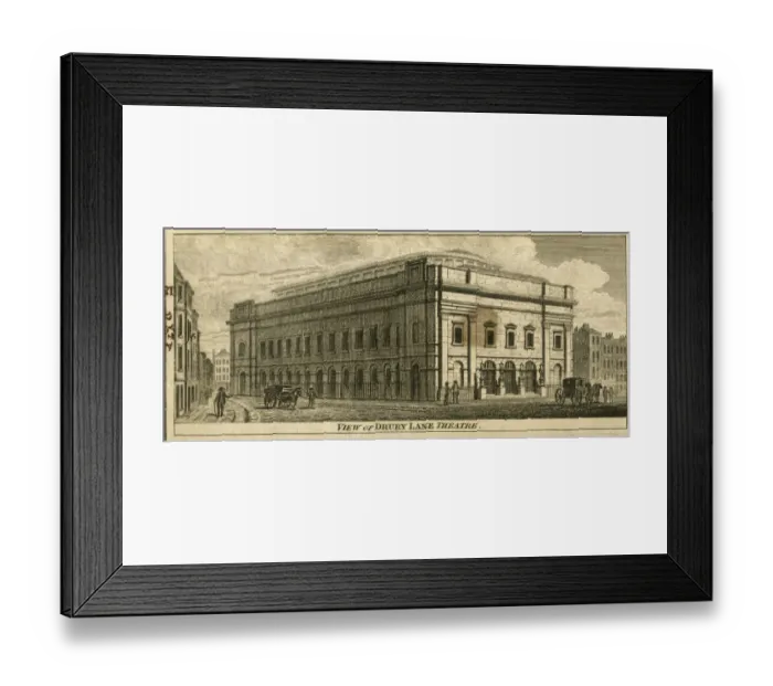 Framed Print : Drury Lane Theatre, London Framed Print : Drury Lane Theatre, London