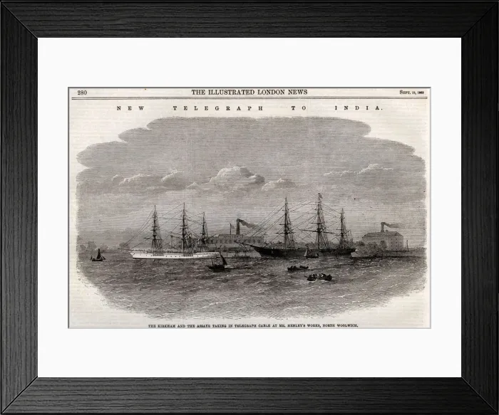 Framed Print : The Kirkham and the Assaye at Henleys Cable Factory Framed Print : The Kirkham and the Assaye at Henleys Cable Factory