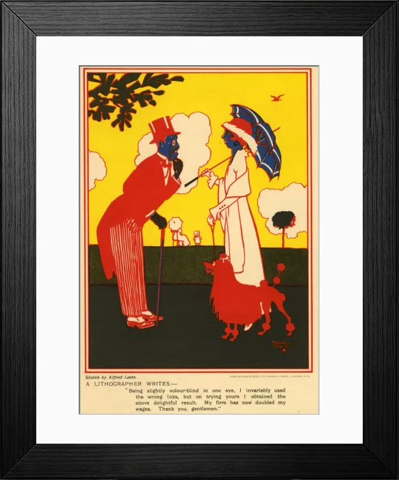 Framed Print : Cartoon advert for Shuck Maclean and Co Ltd Framed Print : Cartoon advert for Shuck Maclean and Co Ltd