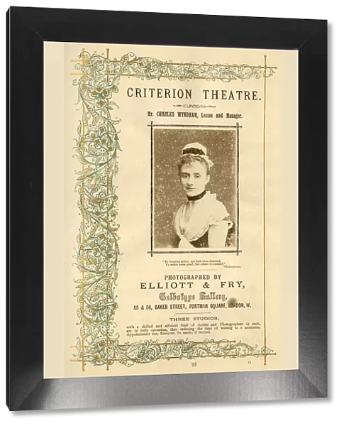 Mary Moore, Criterion Theatre, London