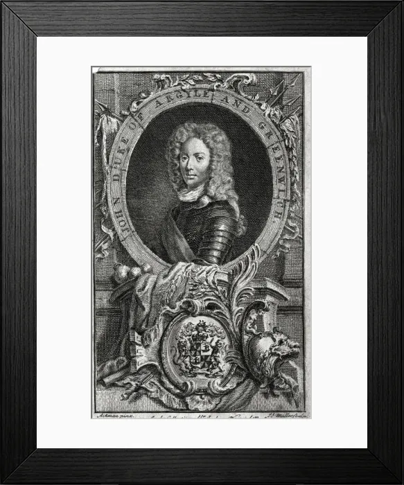 Framed Print : Field Marshal John Campbell, 2nd Duke of Argyll Framed Print : Field Marshal John Campbell, 2nd Duke of Argyll