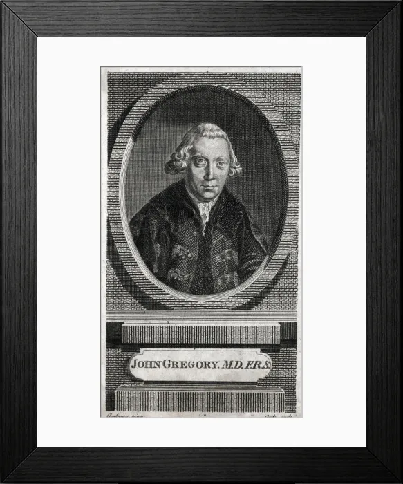 Framed Print : John Gregory, Scottish physician, medical writer, moralist Framed Print : John Gregory, Scottish physician, medical writer, moralist