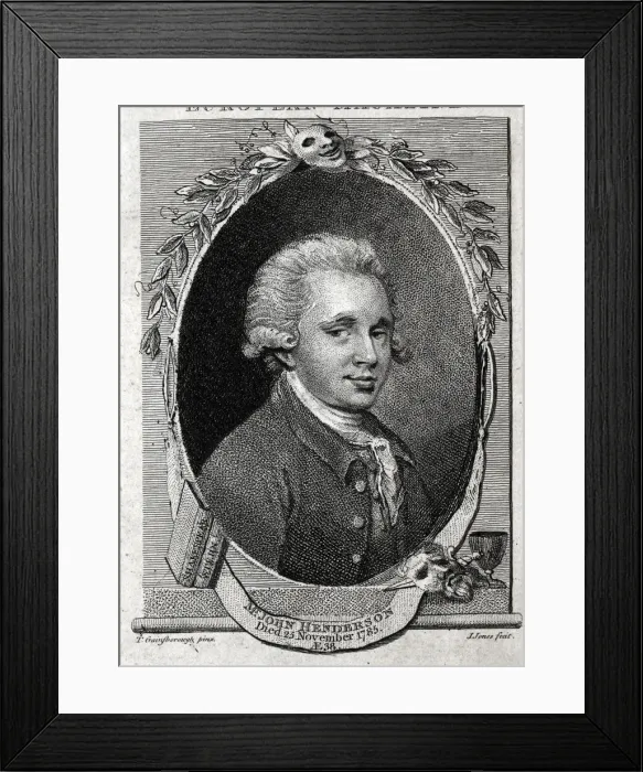 Framed Print : John Henderson, Shakespearean actor Framed Print : John Henderson, Shakespearean actor