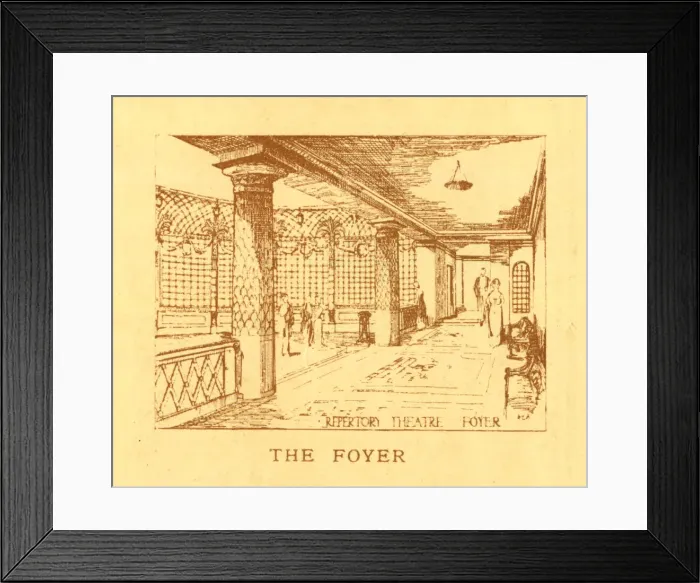 Framed Print : The Foyer, Liverpool Repertory Theatre Framed Print : The Foyer, Liverpool Repertory Theatre