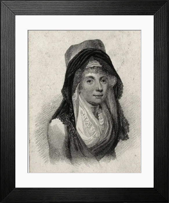 Framed Print : Queen Charlotte, Consort of King George III Framed Print : Queen Charlotte, Consort of King George III