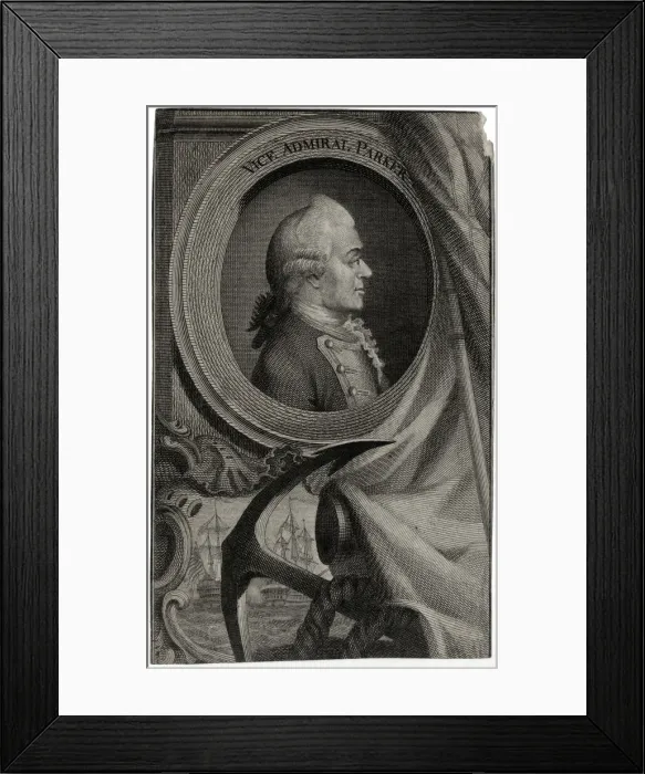 Framed Print : Sir Hyde Parker, Admiral of the Royal Navy Framed Print : Sir Hyde Parker, Admiral of the Royal Navy