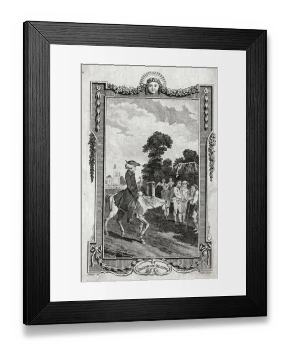 Framed Print : Scene from Tristram Shandy Framed Print : Scene from Tristram Shandy